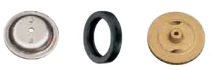 Blue  Nozzle 65°+ Rubber Gasket (6 pcs) For the application of RESPIRATORY Vaccines, (FULL CONIC) 250µ**Used for Coccidia Application 