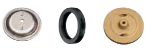 Green Nozzle 65° + Rubber Gasket (6 pcs) For the application of RESPIRATORY Vaccines, (FULL CONIC) 150-170µ**Used for Newcastle Disease (ND) Application