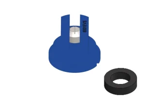 Düse für Lüfter, blau + Dichtung (Mindestbestellmenge 3 Stück und mehr)