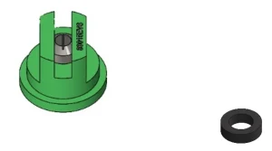Mondstuk bij ventilator groen + pakking (12 stuks)