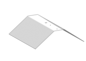 Protection panel for the nozzle holder bar